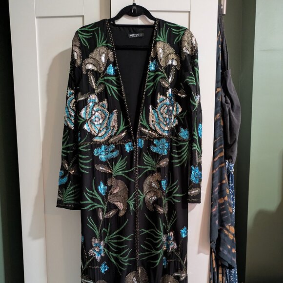 Calf Length Sequin Duster - Picture 2 of 5